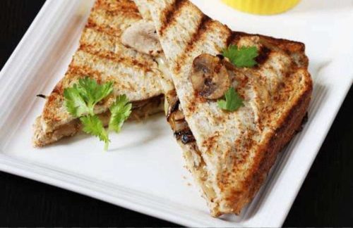 Mushroom Paneer Sandwich