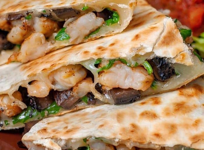 Mushroom Quesadillas